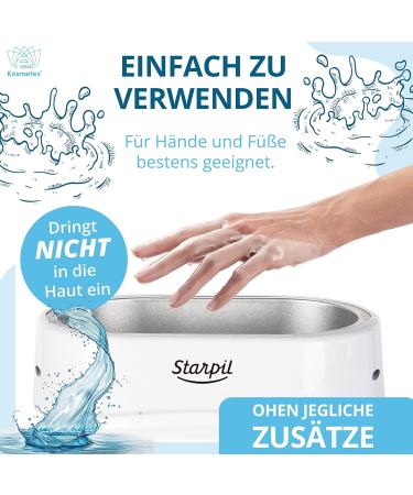 Kosmetex Paraffin Bath for Hands & Feet | Neutral-Heating Therapeutic Wax for Joints | Occupational & Physiotherapy Use | Perfume-Free (6x 500ml) - Buy Online on GoSupps.com