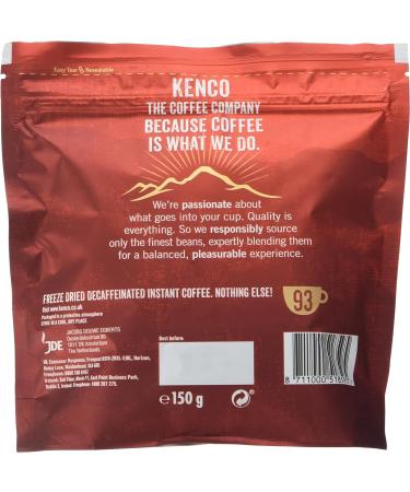 Kenco Decaff Instant Coffee Refill 150g - Buy Online on GoSupps.com