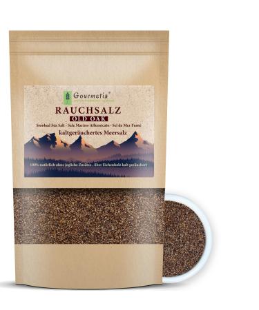 Gourmetia smoked salt fine 900g natural cold smoked sea salt - also as coarse 900 g fine