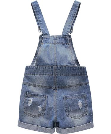kidscool Space Baby Girl Boy Denim Shortall 4-5 Years Blue-2108 - Buy Online on GoSupps.com