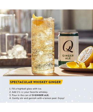 Q Mixers Ginger Ale Premium Cocktail Mixer - 7.5 oz (12 Cans) - Buy Online on GoSupps.com