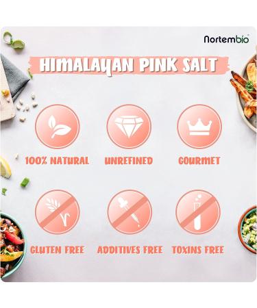 Nortembio Rosa Himalaya Salt 3 kg - Extra Fine Grain 100% Natural Rich in Minerals for Healthy Cooking - No Preservatives from Punjab Pakistan - Buy Online on GoSupps.com