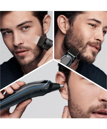Brown 9-in-1 Multi-Grooming Kit | MGK5380 Beard Trimmer & Hair Clipper for Men | 7 Attachments for Face Head & Body Hair Removal - Buy Online on GoSupps.com