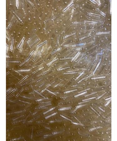 GelatincapsUK 100 Size 3 Small Clear Empty Gelatin Capsules Gelatine Hard Pill Cases Self Fill - Buy Online on GoSupps.com