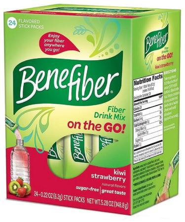 Benefiber Kiwi Strawberry Stick Packs 24 Count