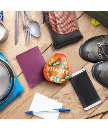 Robinsons Vitality Peach Mango & Passion Fruit Juice Benefit Drops 66ml with Vitamin B3 - Pack of 1 - Buy Online on GoSupps.com