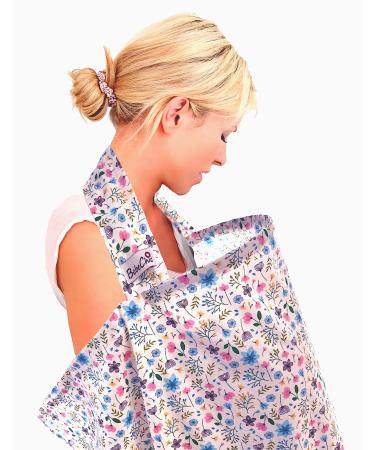 BebeChic Oeko-Tex Certified Cotton - Breastfeeding Covers - Boned Nursing Tops - Summer Floral