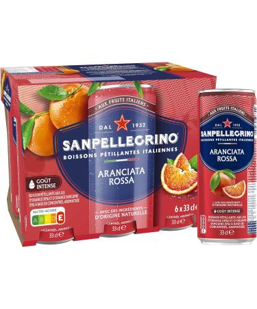SANPELLEGRINO boisson gazeuse aromatis Aranciata Rossa - 4 packs de 6x33cl - Buy Online on GoSupps.com