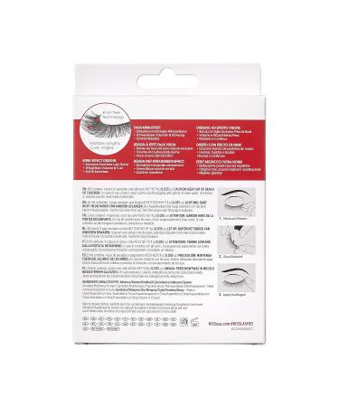Kiss Lash Couture Faux Mink Collection - 4 Pairs Synthetic Fake Eyelashes with Glue | Ultra-Fine Gentle Tips - International Shipping Available - Buy Online on GoSupps.com