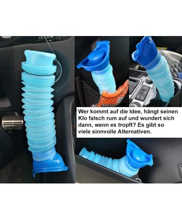 Double Pack Uriwell - 2x 800ml Reusable Mobile Urinal for Travel & Outdoor Use | International Shipping Available - Buy Online on GoSupps.com