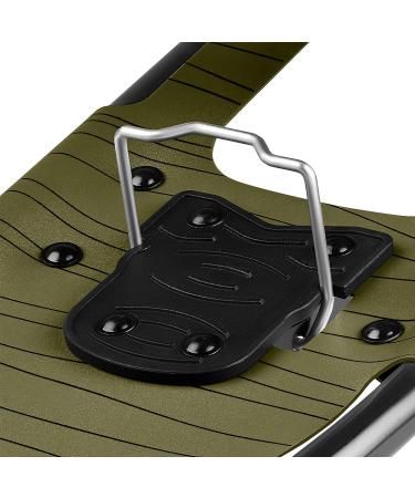 Retrospec Drifter Snowshoes - Aluminum Frames, Double-Ratchet Binding System - Olive 25 Inch - Carry Bag - Adults & Children - Buy Online on GoSupps.com