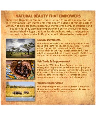 Organic Shea Terra 100% Pure Egyptian Black Castor Oil with Ethiopian Coffee Ginseng - 8 oz | All-Natural Hair Strengthening and Conditioning Oil for Healthy Growth - Buy Online on GoSupps.com