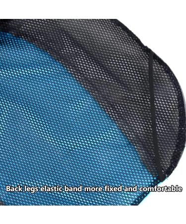 Ranphy Waterproof Hundersmantel for Medium & Large Dogs | Reflective Rain Cover & Breathable Jacket | Ultra-Light Safe Cladding for Dachshunds & Labradors - 5XL (Chest 75cm) in Blue & Gray - Buy Online on GoSupps.com
