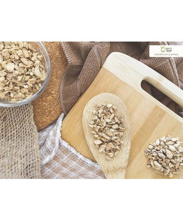 Organic Dried Ginger Root Cut & Sifted | Herbal Tea - Raw, Vegan, Non GMO | USDA Certified - 1 lb. (Pack of 1) - Buy Online on GoSupps.com