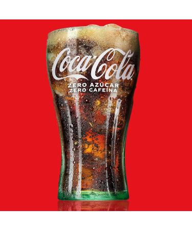  Coca-Cola Coca-Cola Zero Sucre Zero Caffeine - Sugar Free Soda No Calorie No Caffeine - Pack of 24 330ml Canisters - Buy Online on GoSupps.com