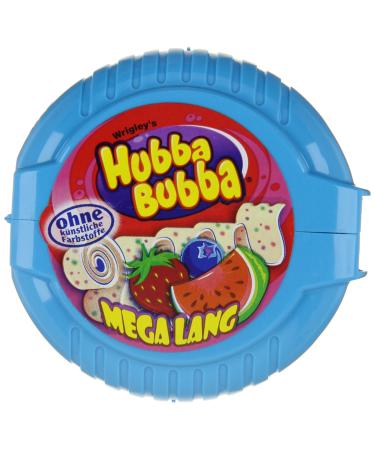 Buy Hubba Bubba Chewing Gum Tape Triple Mix | Mega Long Roll 12 Packs (12 x 56g) - International Shipping Available - Buy Online on GoSupps.com