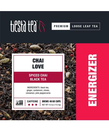 Tiesta Tea Premium Spiced Chai Black Tea - 4 oz Loose Leaf | Authentic Flavor - Buy Online on GoSupps.com