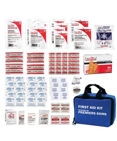 First Aid Central AZ-EDFAK Everyday Emergency First Aid Kit For Home Travel and Work 185 Pieces