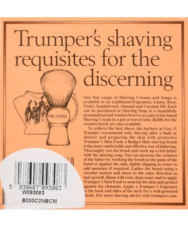 Geo F. Trumper Almond Hard Shaving Soap Refill - Premium Quality for Smooth Shaves - Buy Online on GoSupps.com