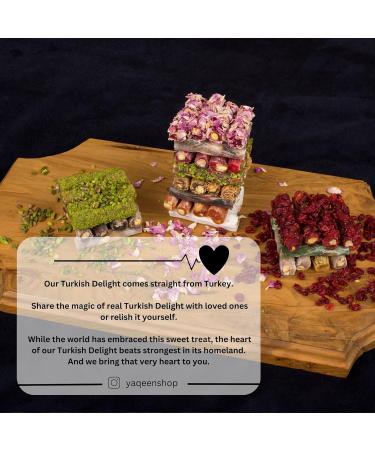 VEGAN Turkish Delight Handcrafted Fingers Sticks 6 Flavors Halal Gluten Free Assorted Fruity Deluxe Mix Lokum Dessert Gourmet Gift Box Soft Candy 270g - Buy Online on GoSupps.com