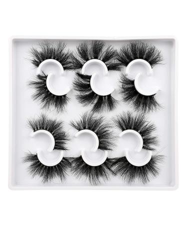 Fluffy Mink Lashes | Dramatic Long Wispy & Thick False Eyelashes | Reusable Luxury Russian Strip Lashes - 6 Styles - Buy Online on GoSupps.com