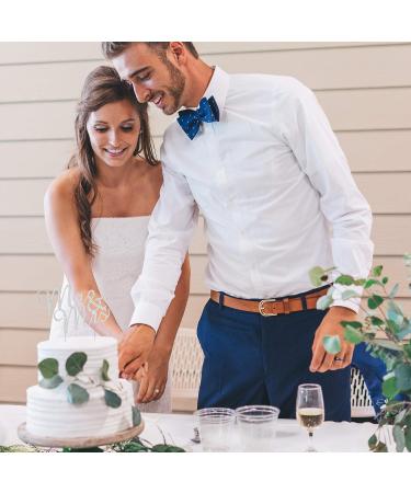 Ella Celebration Mrs Wedding Toppers Monogram Letters Decorations for Cakes (silver) Steel - Buy Online on GoSupps.com