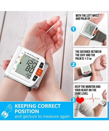 Digital Wrist Blood Pressure Monitor - Fully Automatic with Large LCD Display & Carrying Case - Accurate BP Machine for Home Use - Buy Online on GoSupps.com