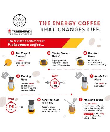 250g Trung Nguyen Creative 5 Vietnam Culi Arabica Ground Coffee - Premium International Shipping - Buy Online on GoSupps.com