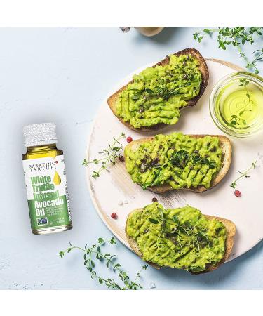 White Truffle Avocado Oil by Sabatino Tartufi- Gourmet, Vegan, Keto, Gluten-Free, Kosher, 3.4oz - Buy Online on GoSupps.com