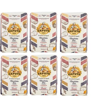 6x Farina Molino Caputo Manitoba oro Pizza Napoli Pizza flour Pizza flour 1kg