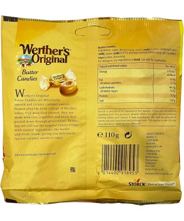 Werther's Original Butter Candies 110g - Buy Online on GoSupps.com