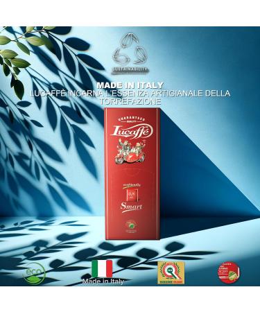 Lucaff Smart Gourmet Miscela Rossa Compostable Paper Pods 35 mm 100% Arabica Only for Lucaff Smart Pod Coffee Machines - Buy Online on GoSupps.com