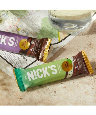 N!CK S Keto Snack Bar - Triple Chocolate - Low Net Carbs - High Protein - No Added Sugar - 5g Collagen - 12-Count - Buy Online on GoSupps.com
