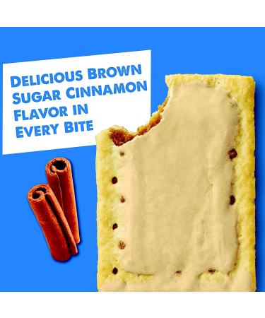 Pop-Tarts Frosted Brown Sugar Cinnamon - 64 Breakfast Toaster Pastries | Fun Kids Snacks - Buy Online on GoSupps.com