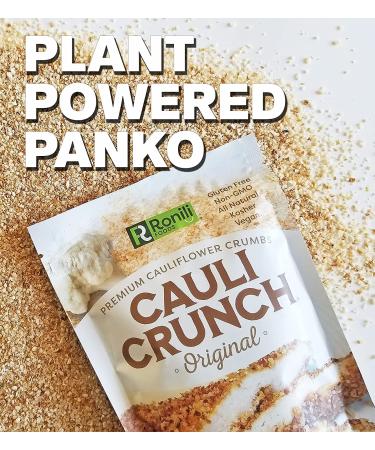 2-Pack Cauli Crunch Plant Based Cauliflower Crumbs 12 oz - Gluten Free, Non-GMO & Kosher - Buy Online on GoSupps.com