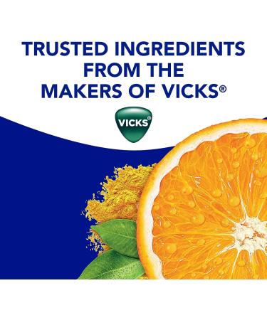 Vicks Super C Nighttime Supplement 28ct - Vitamin C, B Vitamins, Herbal Extracts for Rest & Replenishment - Easy-to-Swallow Coated Tablets - Buy Online on GoSupps.com