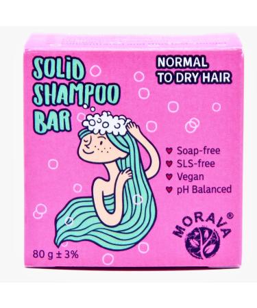 Morava Shampoo Bar Ylang Ylang & Cocoa Nourishing Shampoo for Normal to Dry/Damaged Hair Vegan and Sulfate Free Cruelty Free
