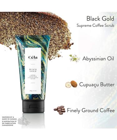 Ce la Black Gold Coffee Scrub - Exfoliating Body Scrub for Glowing Skin | International Shipping - Buy Online on GoSupps.com