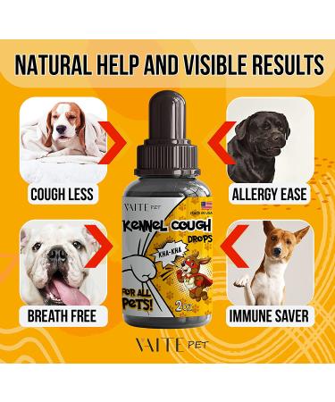 Kennel Cough Drops for Dogs & Cats - 2.01oz - Respiratory & Throat Support - Buy Online on GoSupps.com