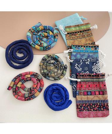 FRDTLUTHW Swirl Hair Tie Spiral Lock Ponytail Holder - Red Pattern for Women and Girls - Buy Online on GoSupps.com