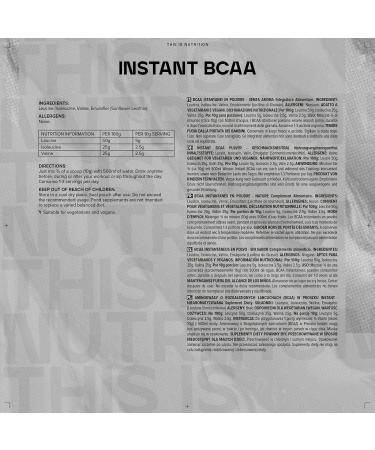 Bulk Pure Instant Branched Chain Amino Acids (BCAA) Powder Unflavoured 500 g Unflavoured 500g - Buy Online on GoSupps.com