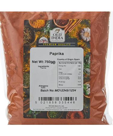 Old India Paprika 750g - Premium Quality Spice for Cooking (Pack of 1) - Buy Online on GoSupps.com