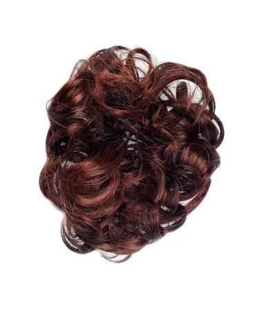 WIG ME UP Hairpiece - Synthetic Brown Mix Mahogany Chestnut Scrunchie Ponytail Hairband FQ-3122-4/33 - International Shipping Available - Buy Online on GoSupps.com