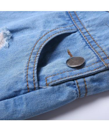 KIDSCOOL SPACE Baby Jean Overalls Toddler Denim Shortall 2-3 Years Blue - Buy Online on GoSupps.com