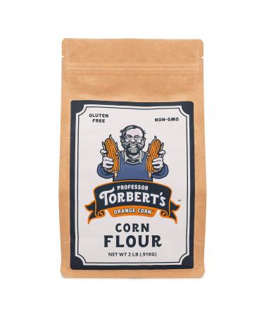 Professor Torbert's Orange Corn Flour (2 Pound) 2 Pound (Pack of 1)