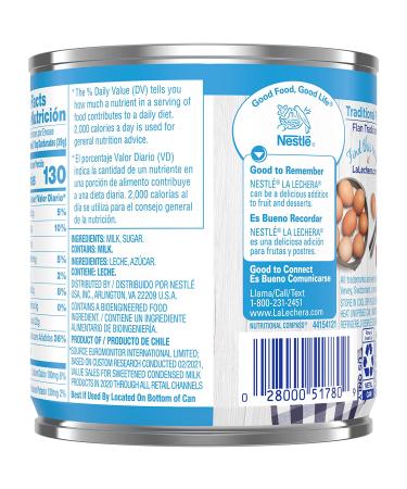 La Lechera Sweetened Condensed Milk 14 oz. Can - Rich and Creamy Dairy Delight - Buy Online on GoSupps.com