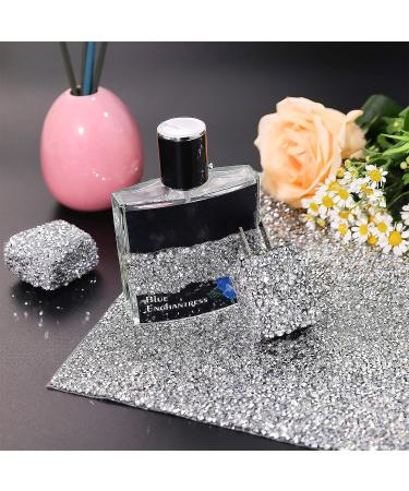 Locacrystal Bling Rhinestone Sticker DIY Home Decor Self-Adhesive Crystal Sheet for Cars & Crafts - Silver 9.4x15.8 - Buy Online on GoSupps.com