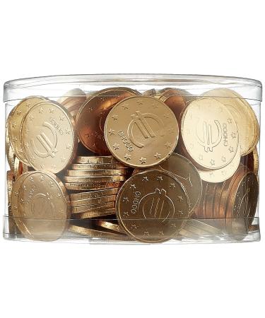 Theobroma Goldgeld Chocolate Euros loose coins in a tin 1 pack (1 x 1 kg) - Buy Online on GoSupps.com