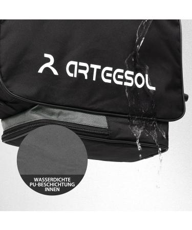 Blackace Arteesol Roller Skates Bag | Inline & Ice Skates Bag for Kids & Adults | Black-Grey International Shipping - Buy Online on GoSupps.com