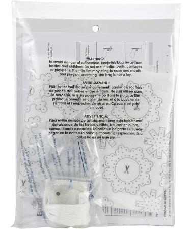 Bucilla Elegant Christmas Snowflakes Felt Applique Ornament Kit - 16 Pieces - Buy Online on GoSupps.com